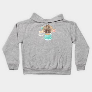 Echidna Tea time Kids Hoodie